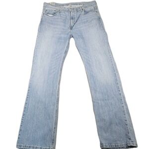 Levi's 527 Bootcut Jeans Men W38 L34 Light Wash Denim Red Tab